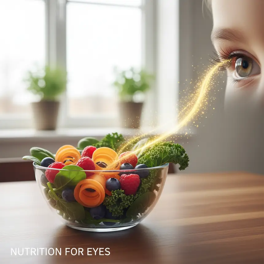 Eye health nutrition, outdoor activity