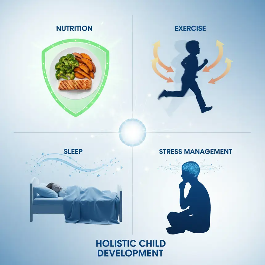Four key areas of child development