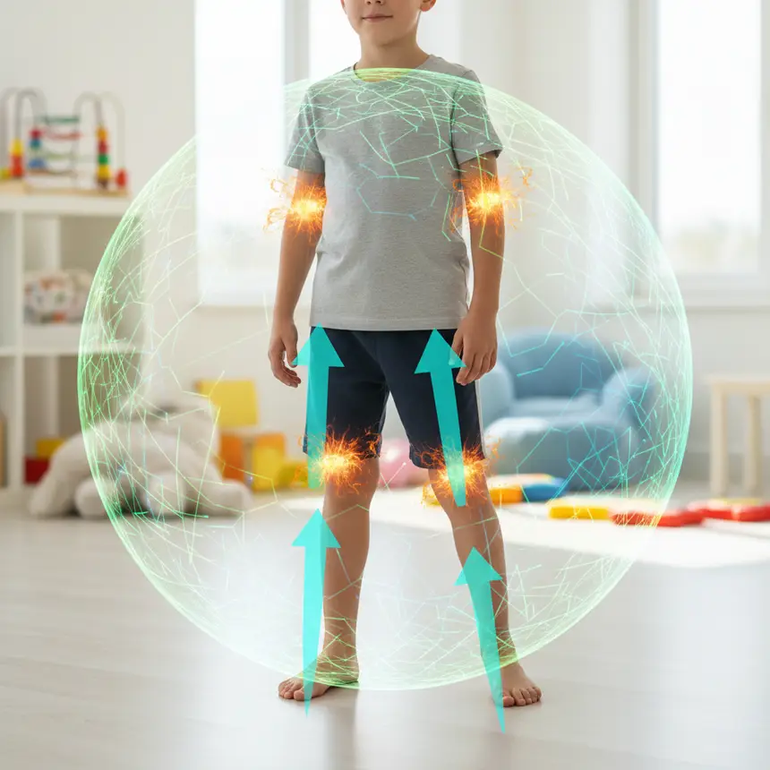 Boy's physical changes