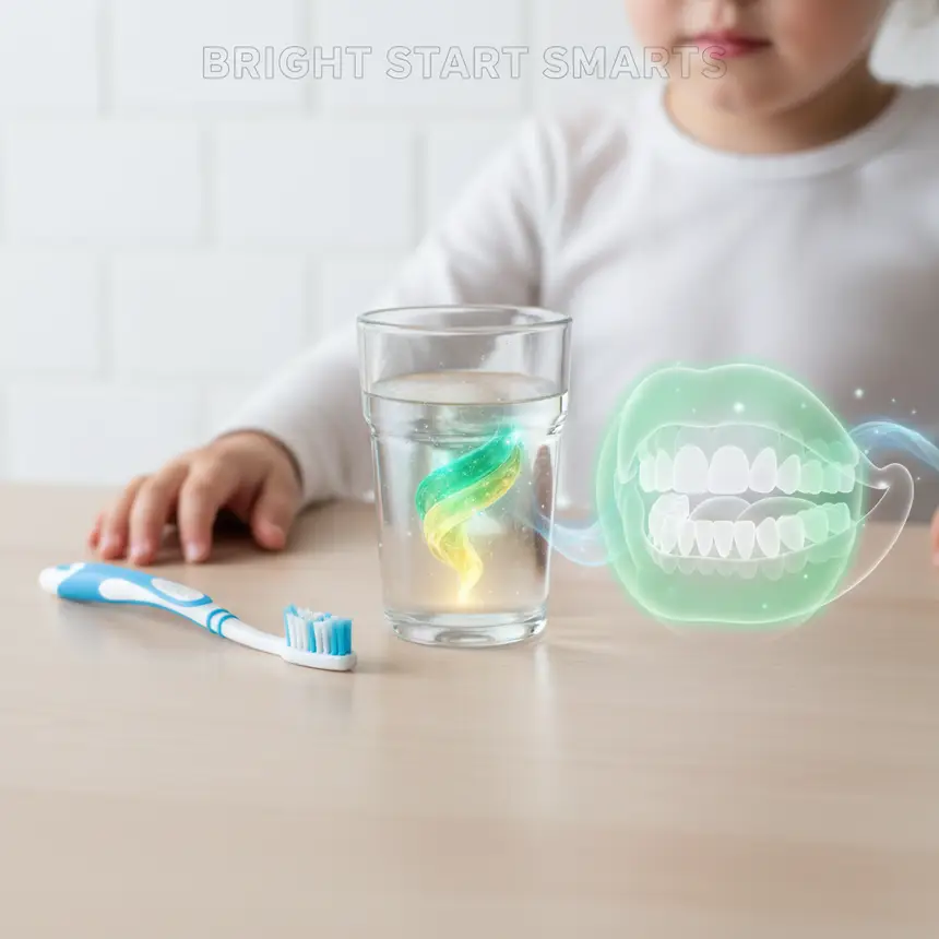 Child oral hygiene products, nutritional management, breathing habits