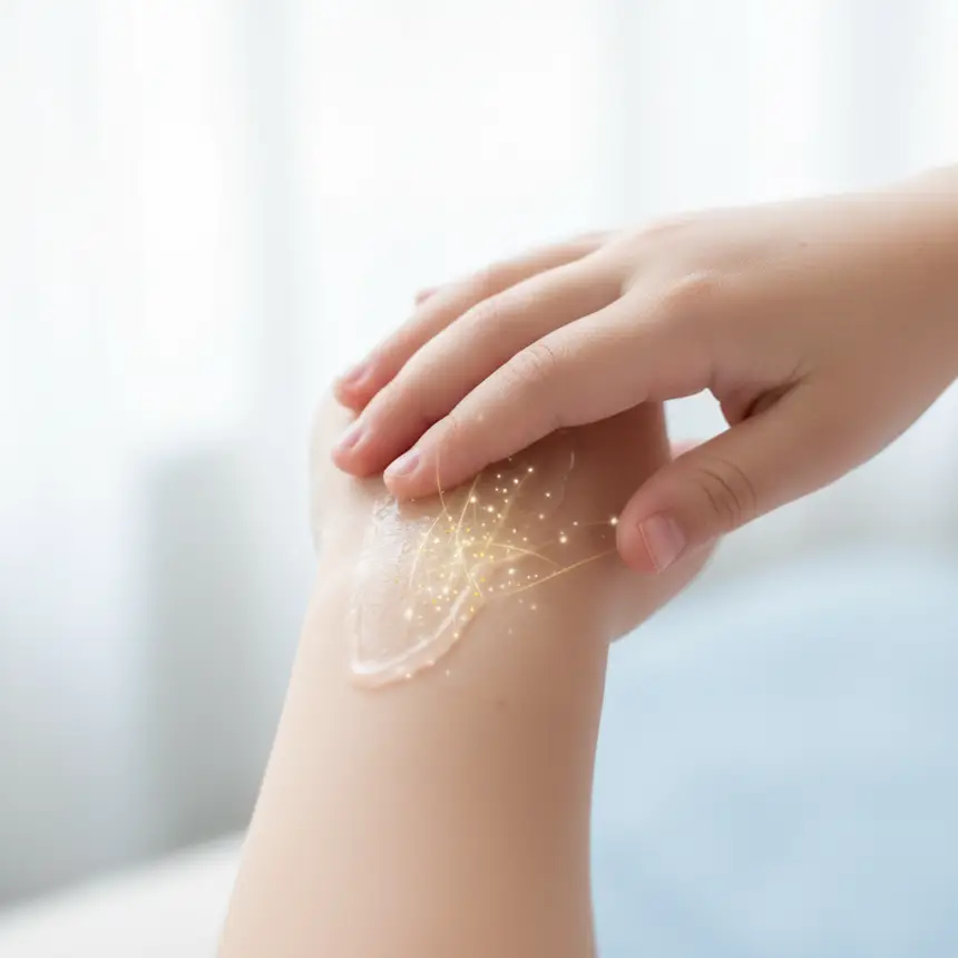 Baby skin moisturizing, nutrient absorption