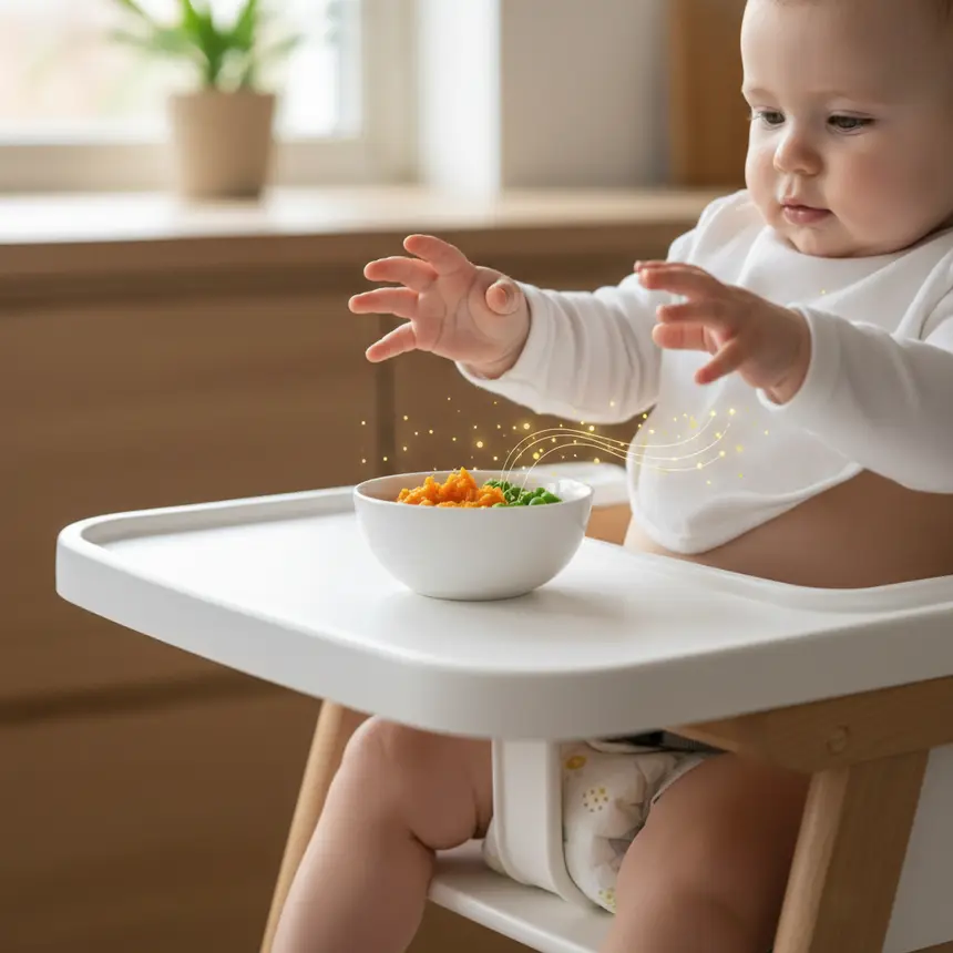 Baby developmental readiness for solids