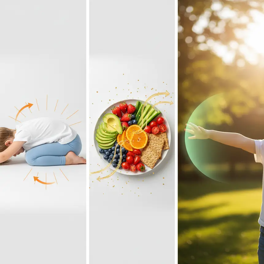 Child exercise diet sleep