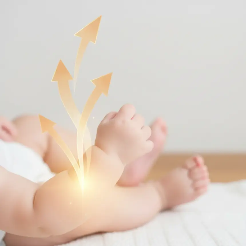 Baby healthy skin development