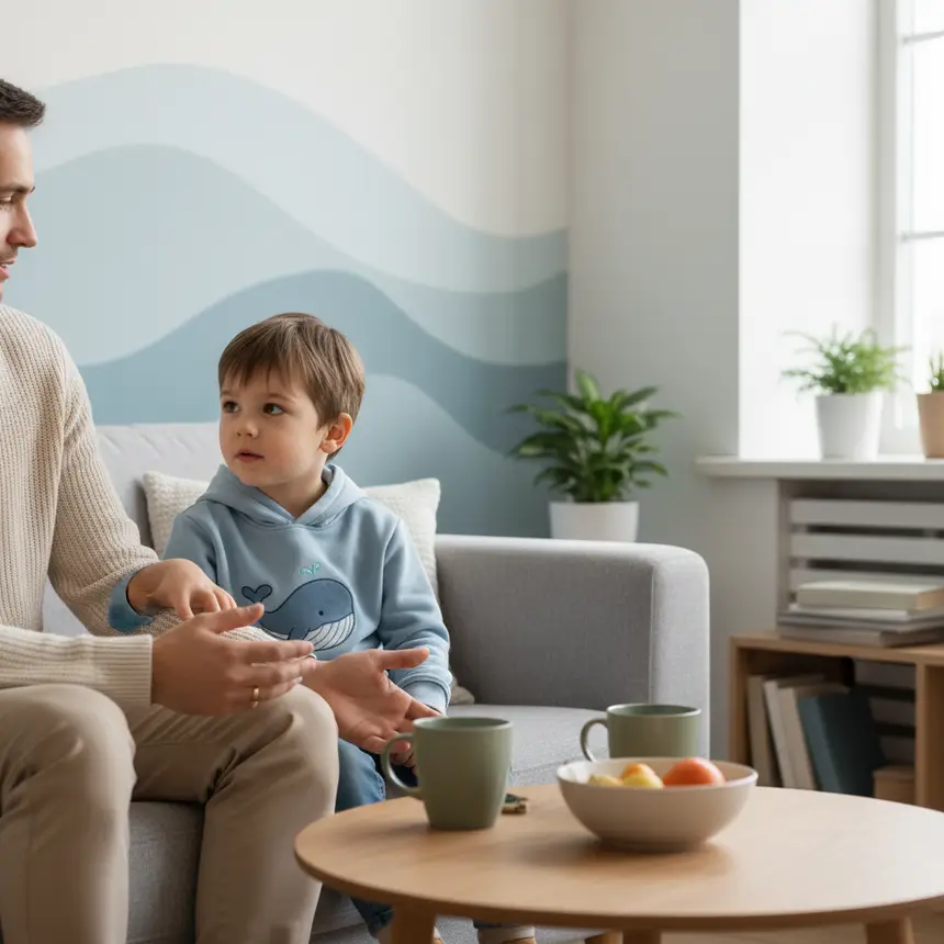 Parent child conversation, daily communication