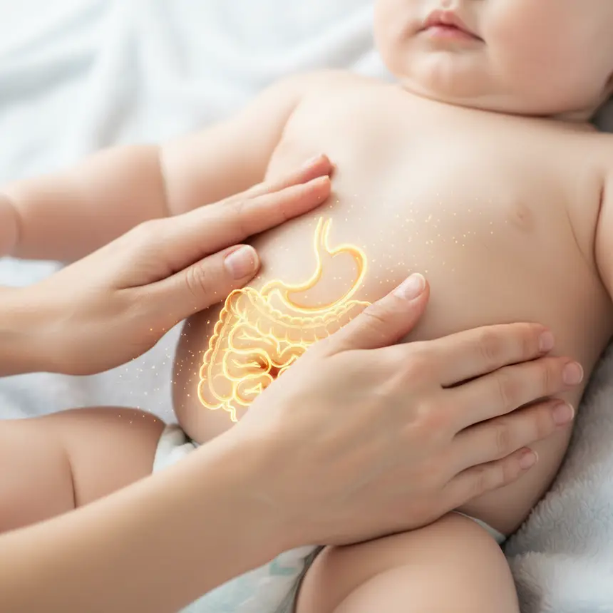 Baby gut health, infant digestion support