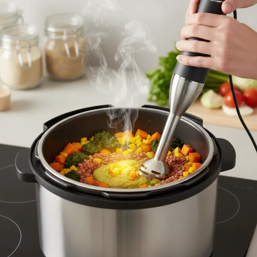 Pressure cooker baby food cooking