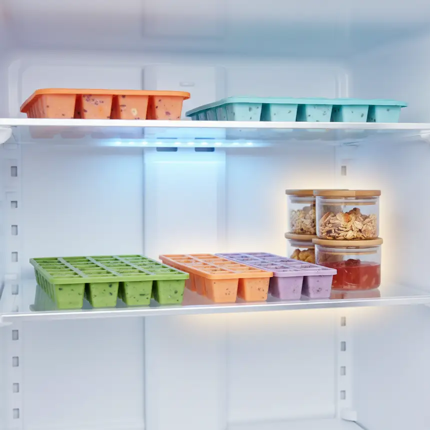 Baby food portion storage