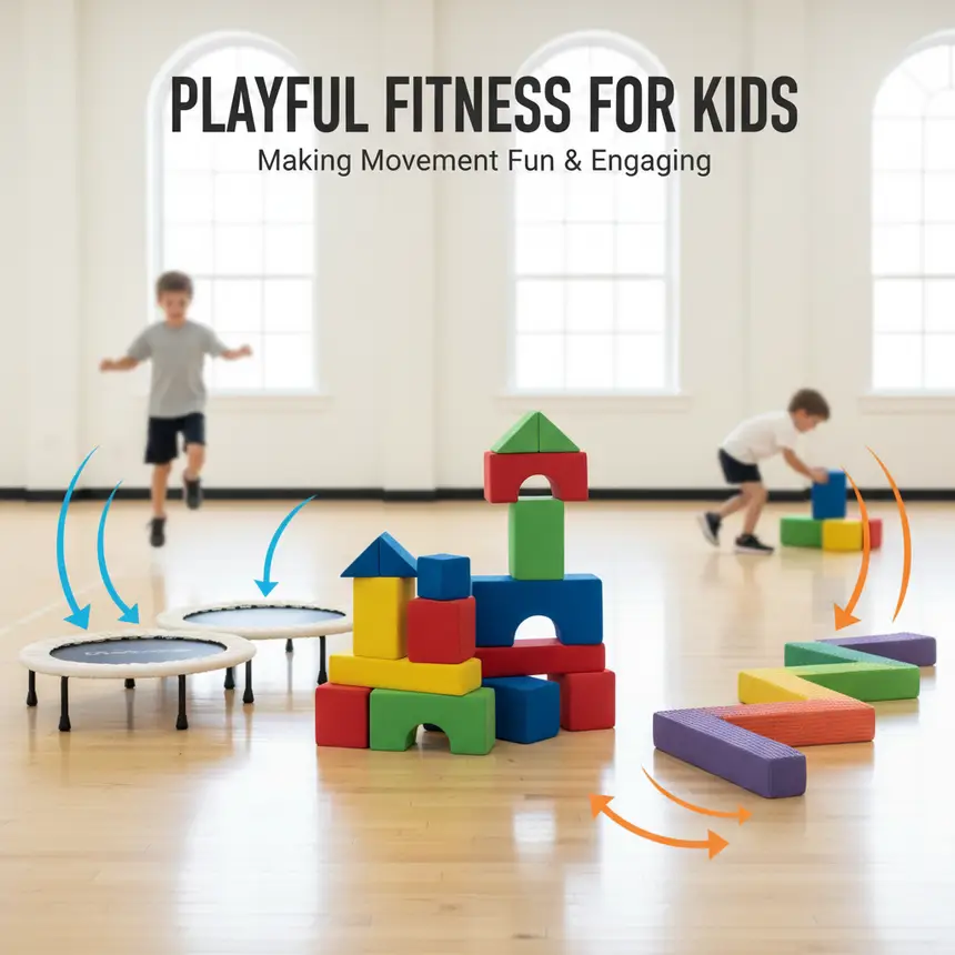 Children's active play equipment, dynamic movement
