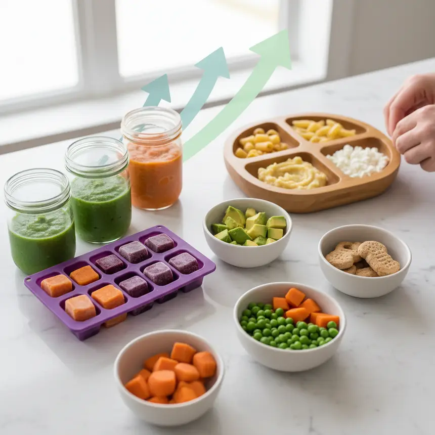 Baby snack preparation