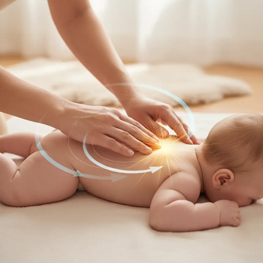 Baby massage routine