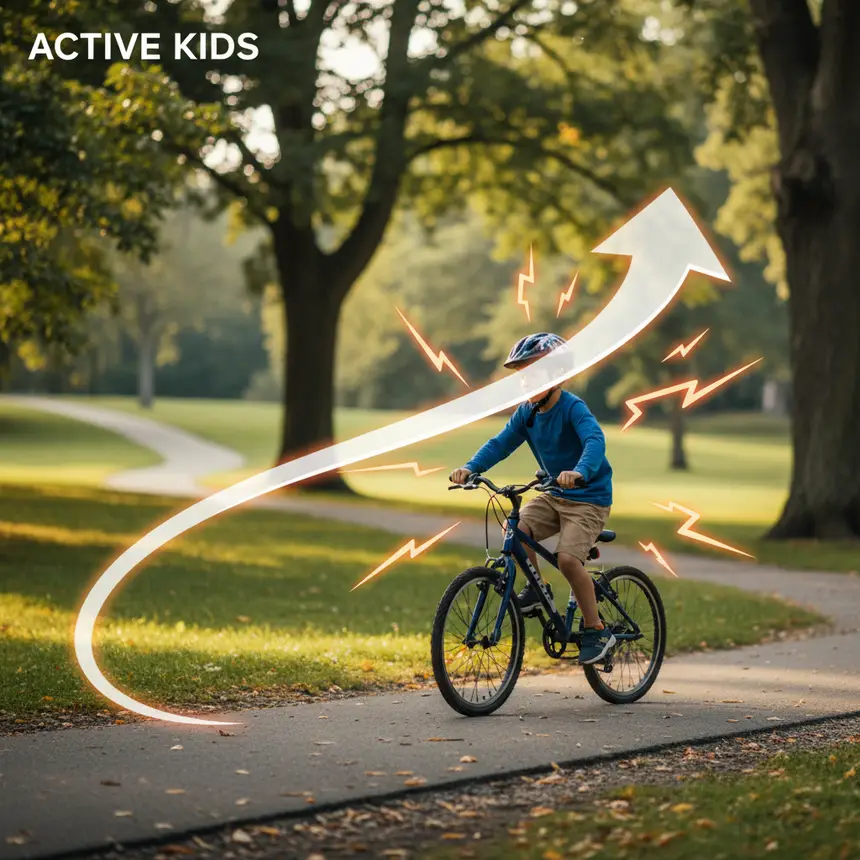 Bike riding, physical activity