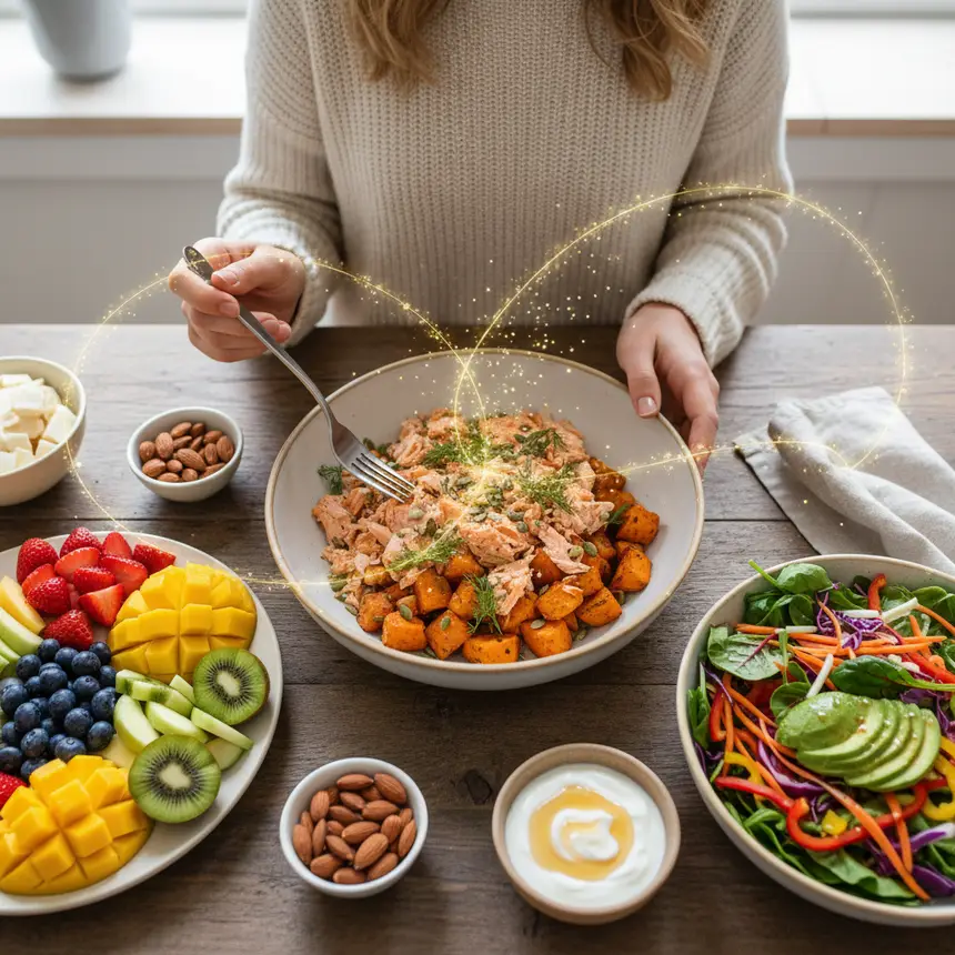 Healthy diet, nutrient intake