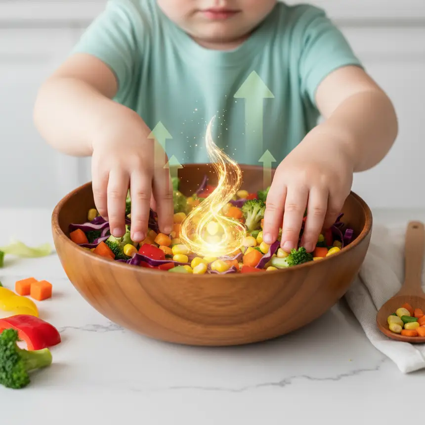 Kids healthy cooking activity