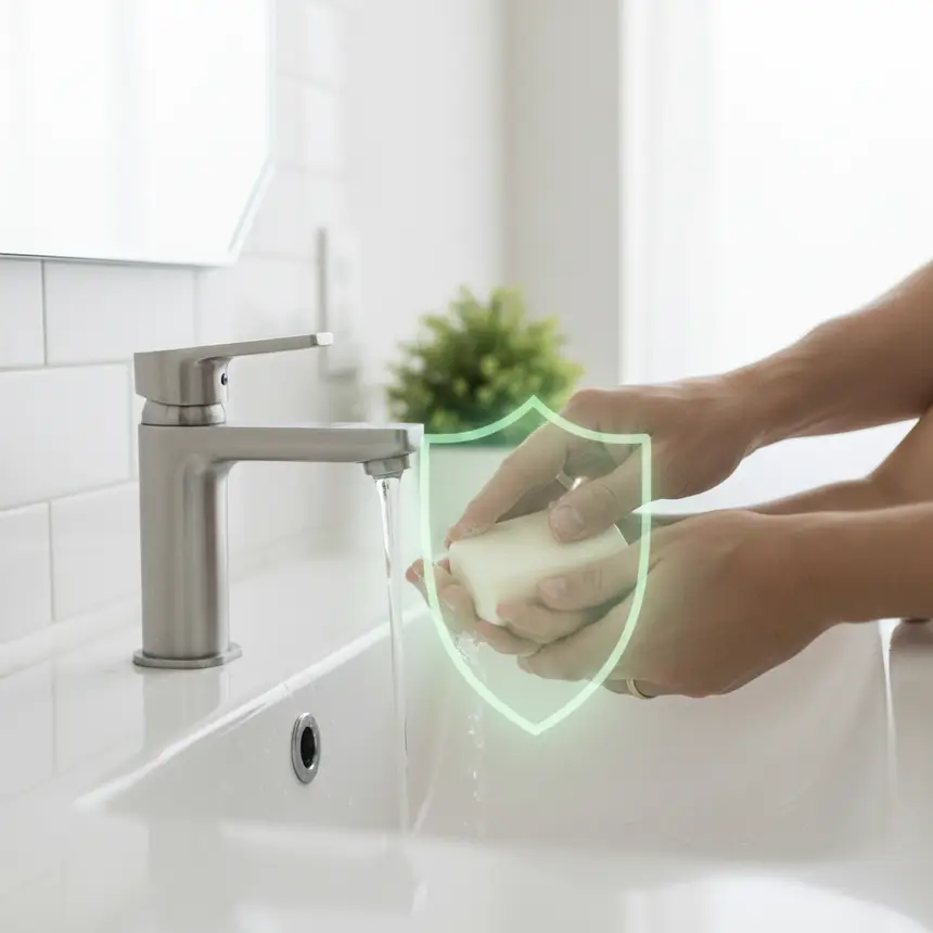 Child handwashing hygiene