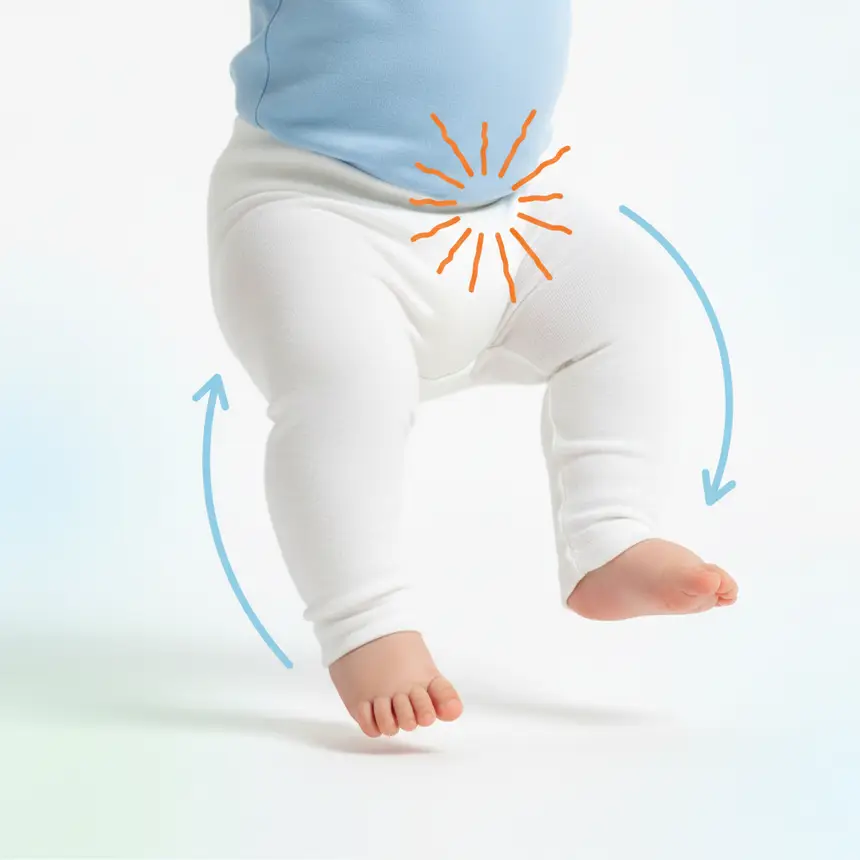 Baby leg exercises