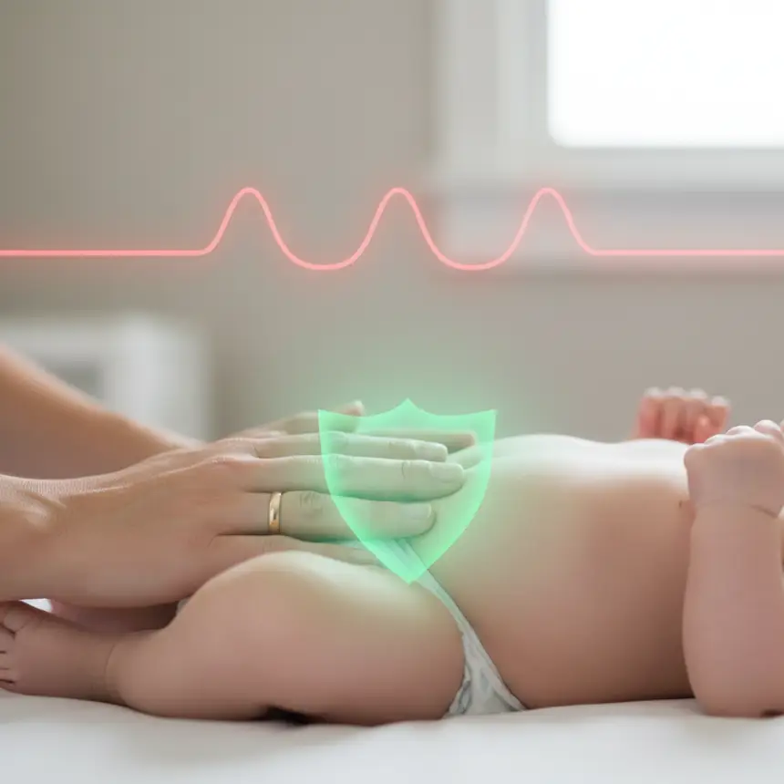 Infant bowel check