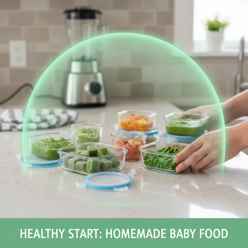 Baby food safety, infant allergies, food storage, 8-month-old feeding schedule