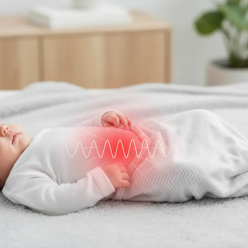Infant digestive issues, discomfort, upset stomach